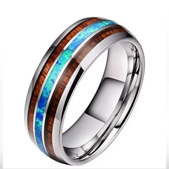 Tungsten carbide stainless steel ring - Picture 3 of 3
